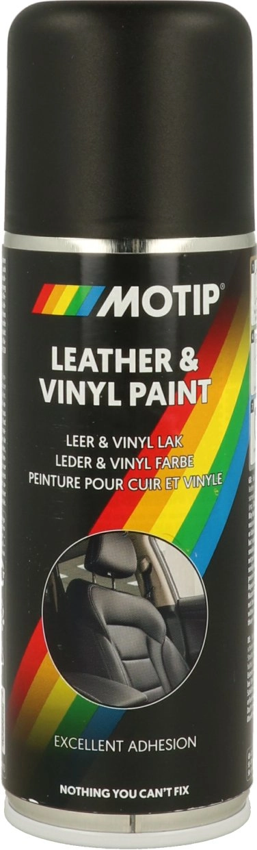 Aerosolkrāsa 200ml LeatherVinyl spray ādai melna