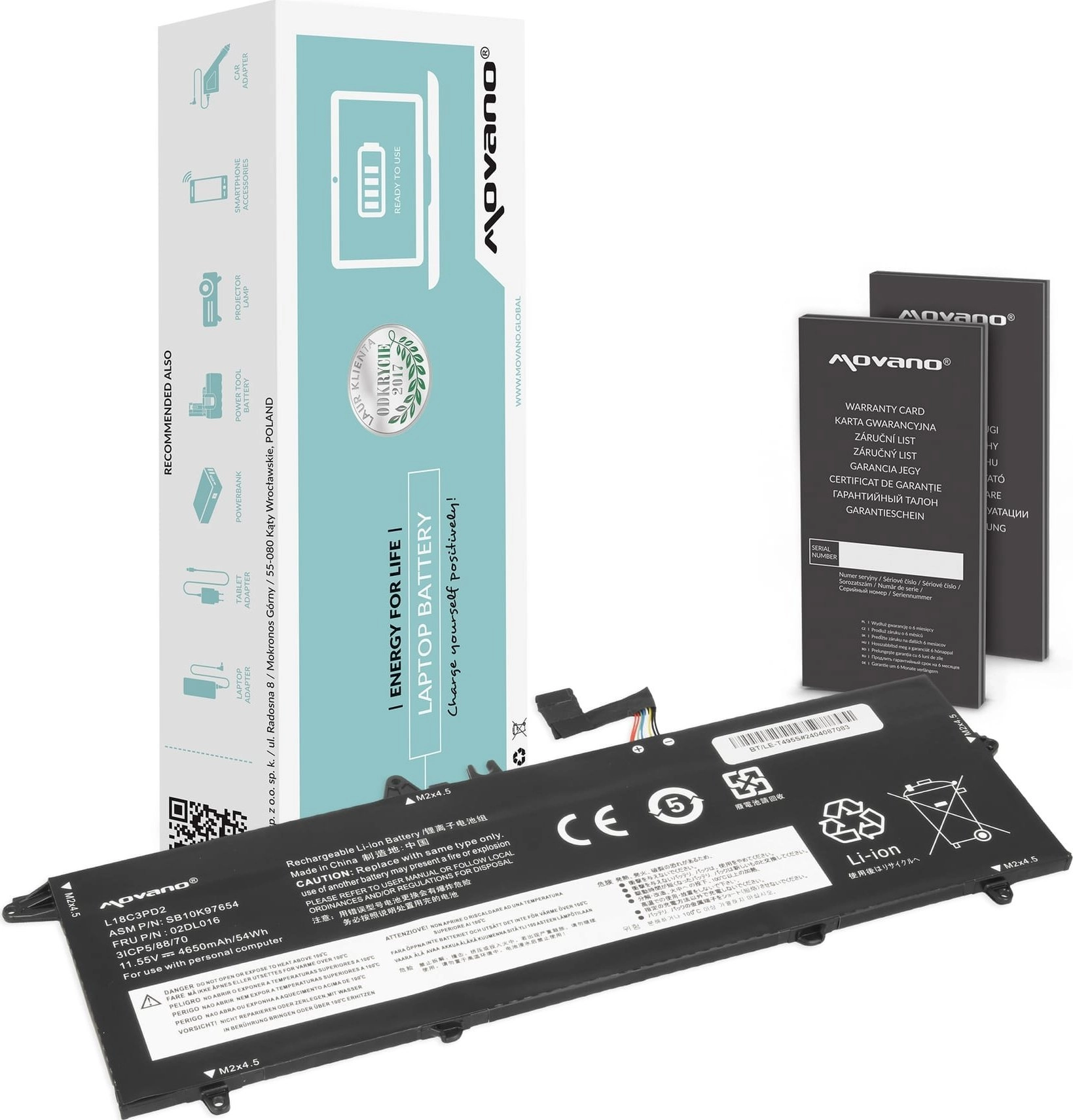 Bateria Movano Bateria Movano do Lenovo