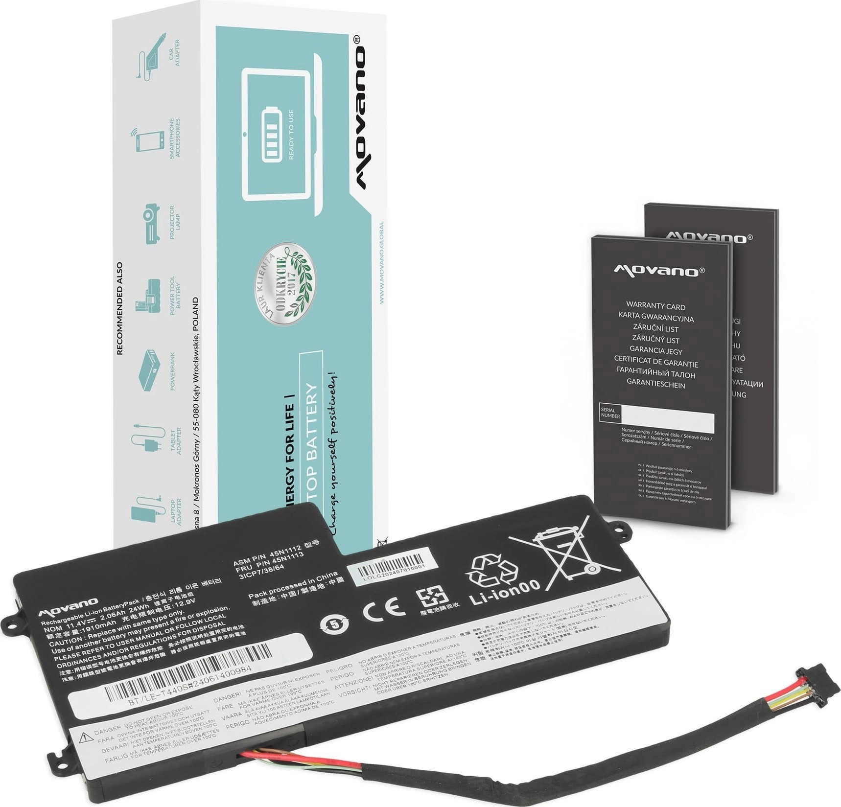 Bateria 45N1108 do Lenovo ThinkPad T440