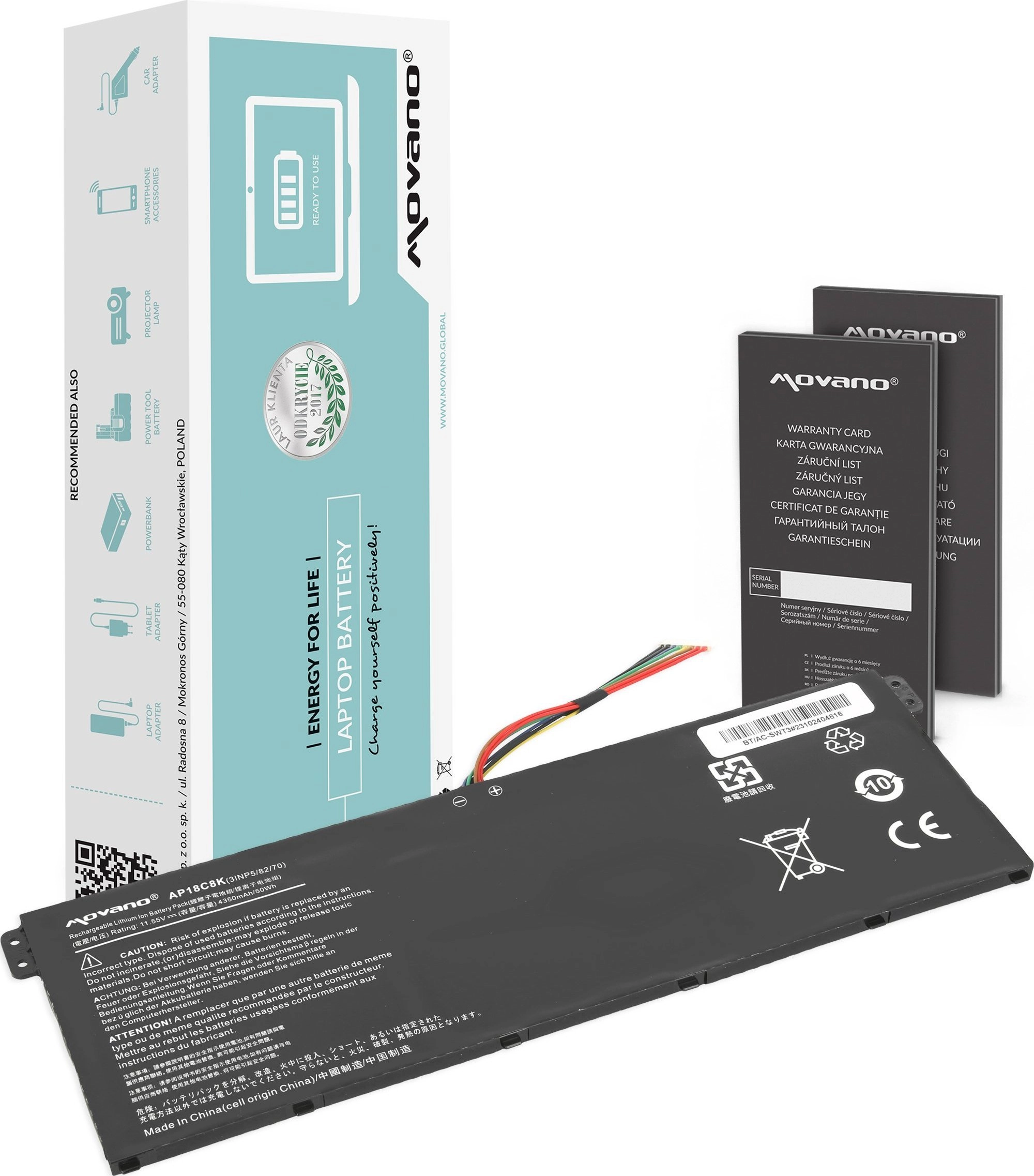 Bateria AP18C4K AP18C8K do Acer Swift