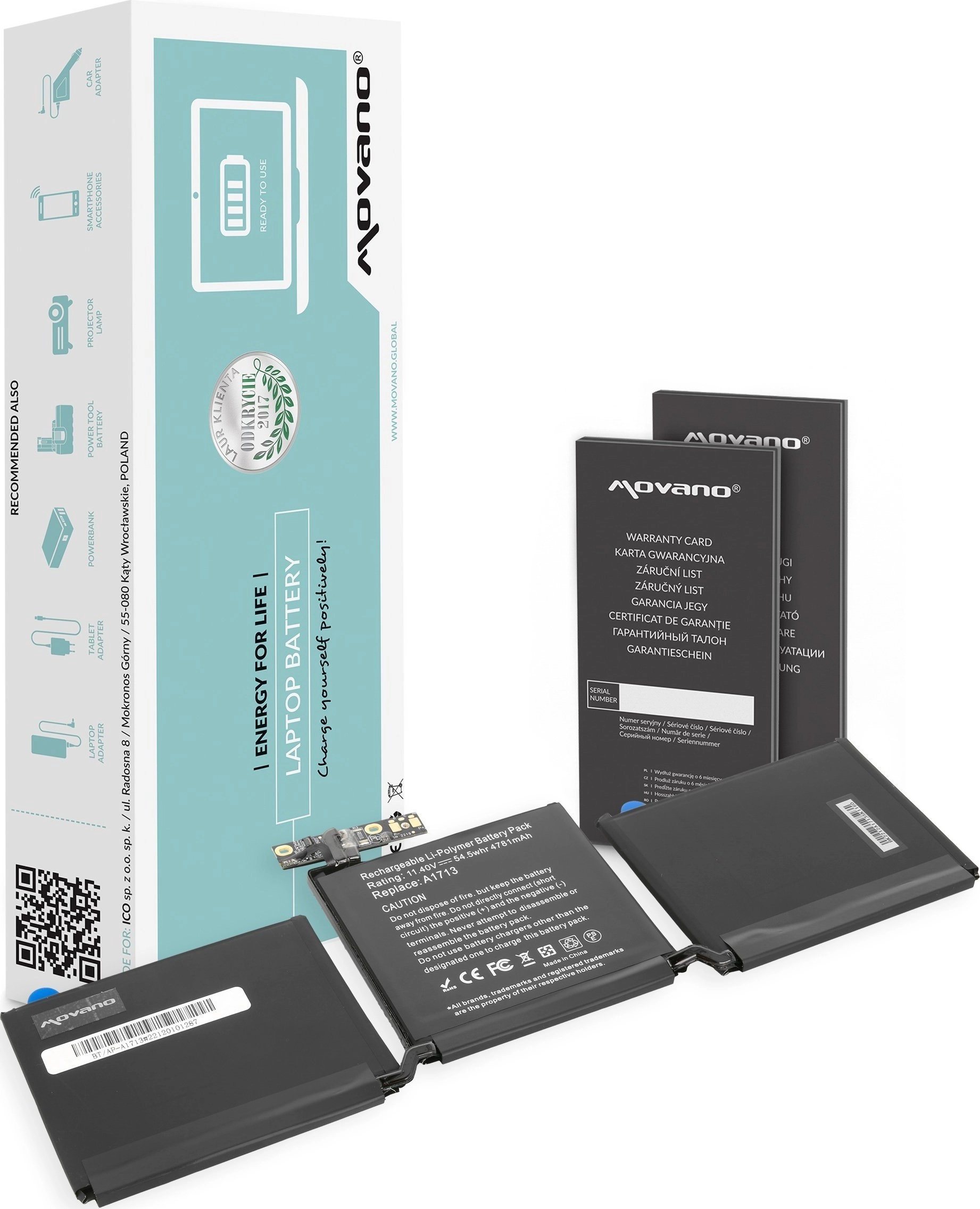 Bateria A1713 do Apple MacBook Pro