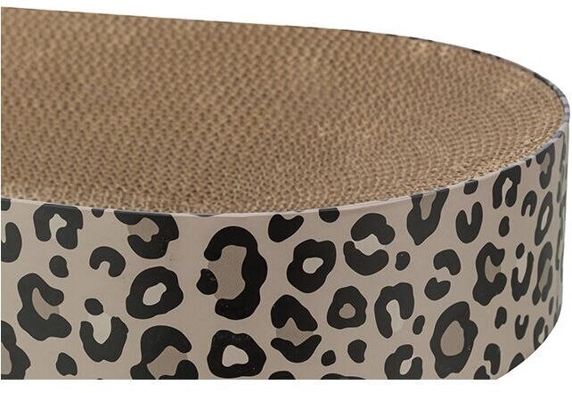 MruuPruu Leo cardboard cat scratcher brown