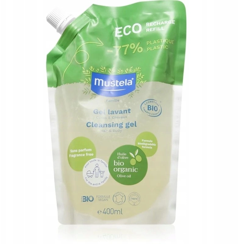 MUSTELA_Bebe Bio Gel organiczny żel oczyszczający