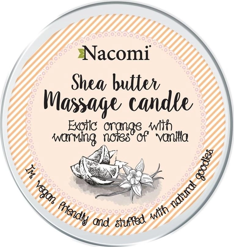 Nacomi Candle - orange and vanilla