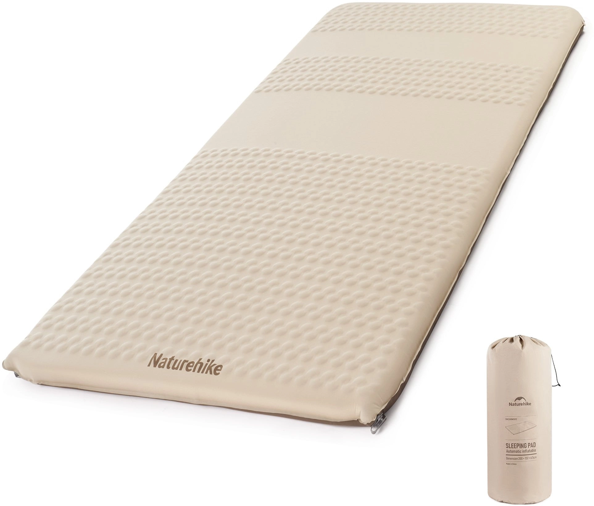Self-inflating mat Featherbone single large wide