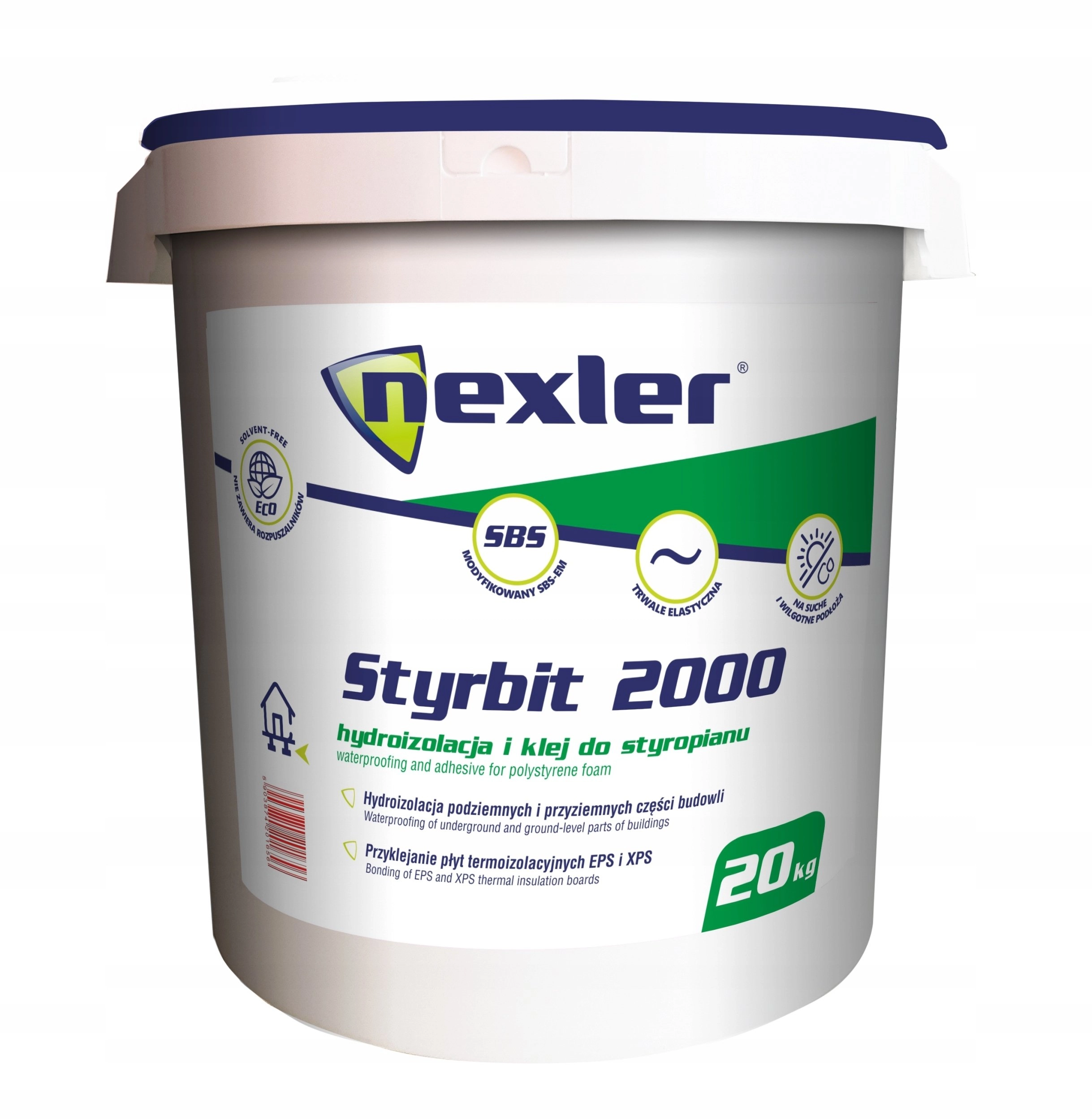 Neewer BITUMINEN MASTIC NEXLERSTYRBIT 2000 20KG