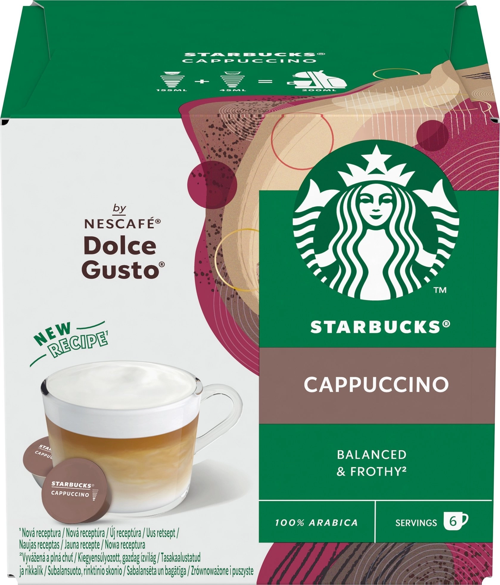 Nescafe Dolce Gusto Starbucks Cappuccino 6+6
