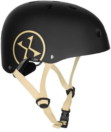 MTW001-1 KASK CZARNO-BEŻOWY ROZM. S(52-56CM) NILS