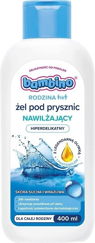 NIVEA BAMBINO RODZINA Żel 400ml p/prysz