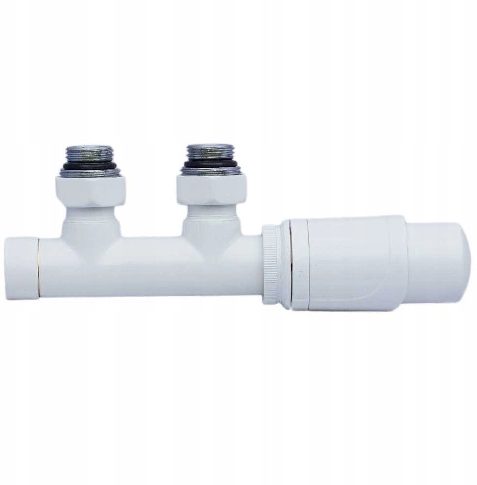 Tully combined thermostatic set white TZTZ/B