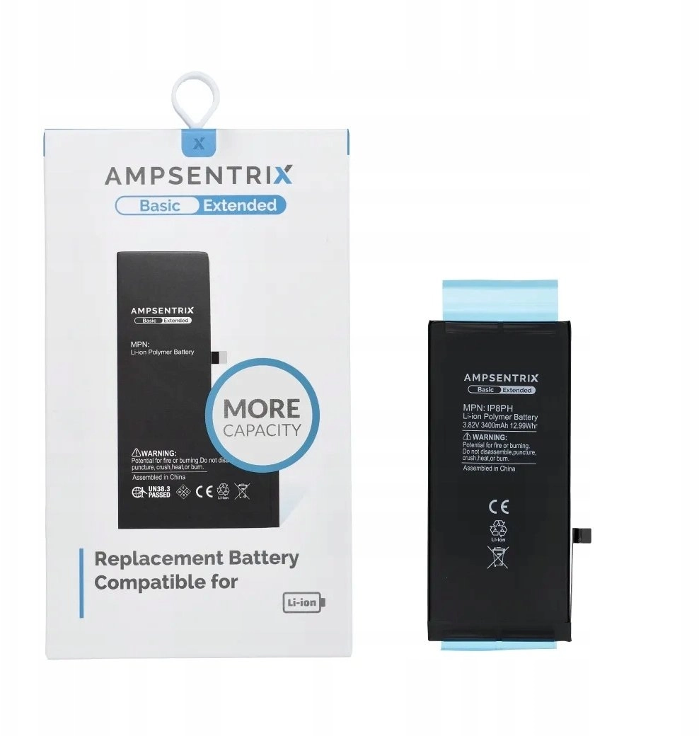 AmpSentrix Basic battery for iPhone 8
