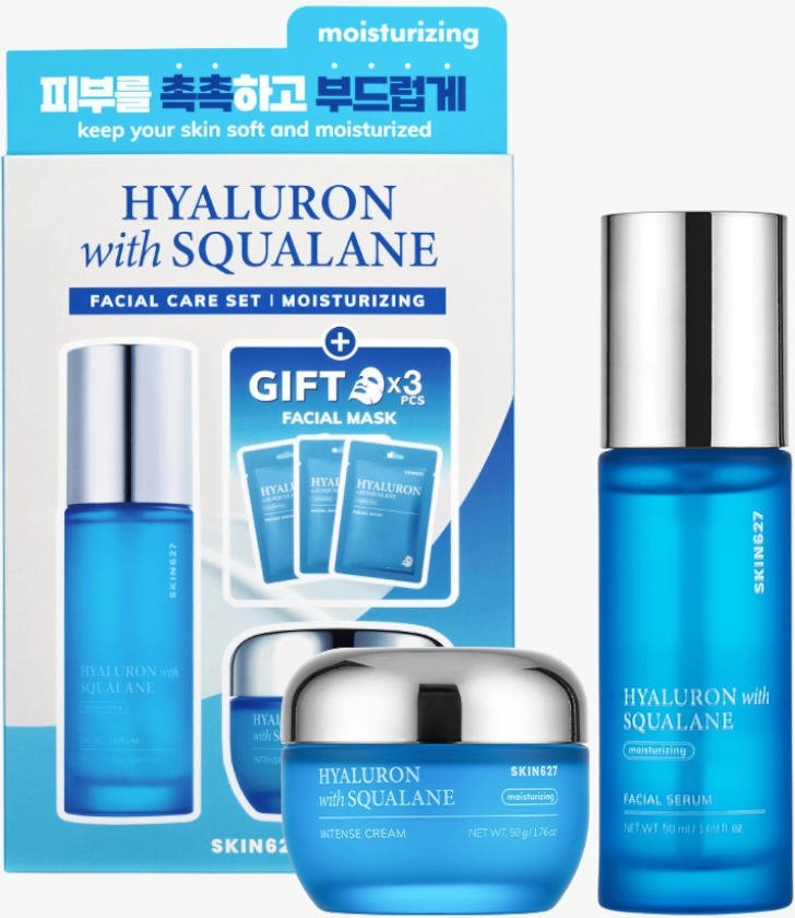 SKIN627 Hyaluron with Squalane moisturizing facial