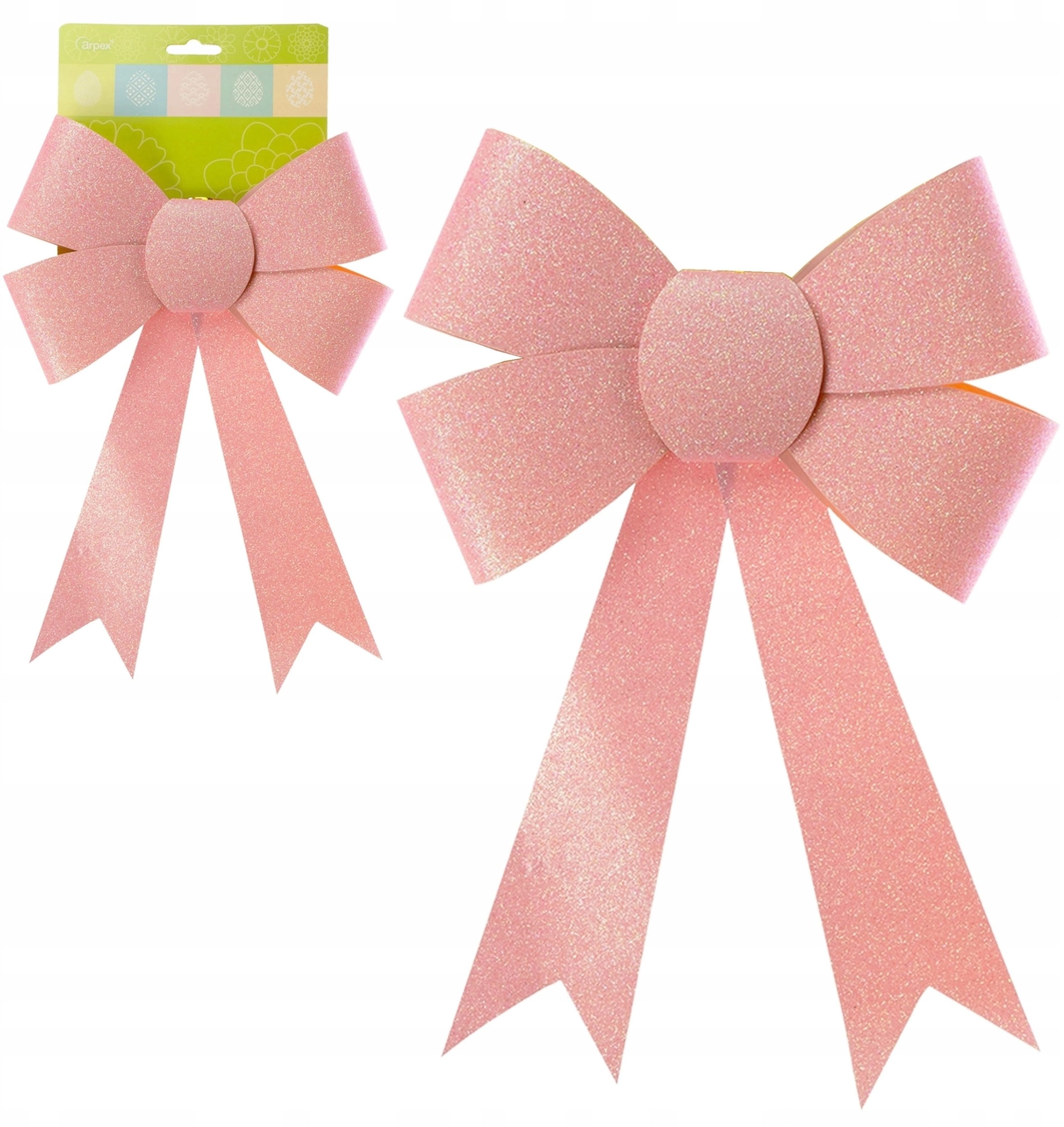 Large pink glitter bow 39269097 5902934221450