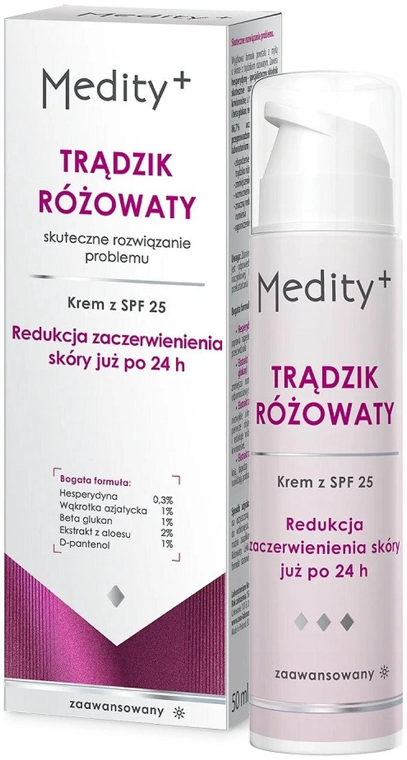 Medity+ Rosacea Day Cream spf25 50ml