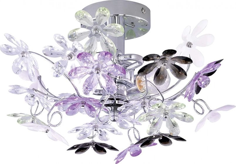 Flower pendant lamp 38 cm E14
