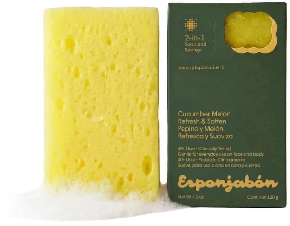 Nuxe Esponjabon Cucumber Melon Refreshing Softening