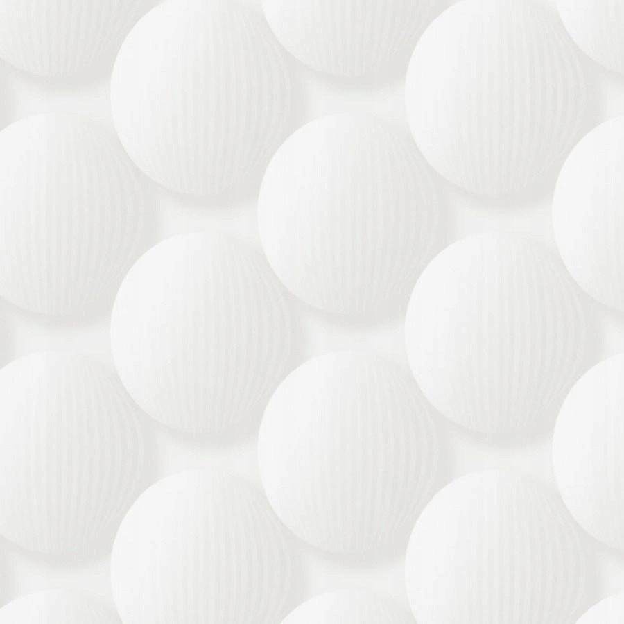 WALLPAPER 520710 WHITE BALLS (12) 520710