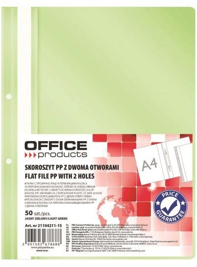 Skoroszyt OFFICE PRODUCTS  PP  A4  2