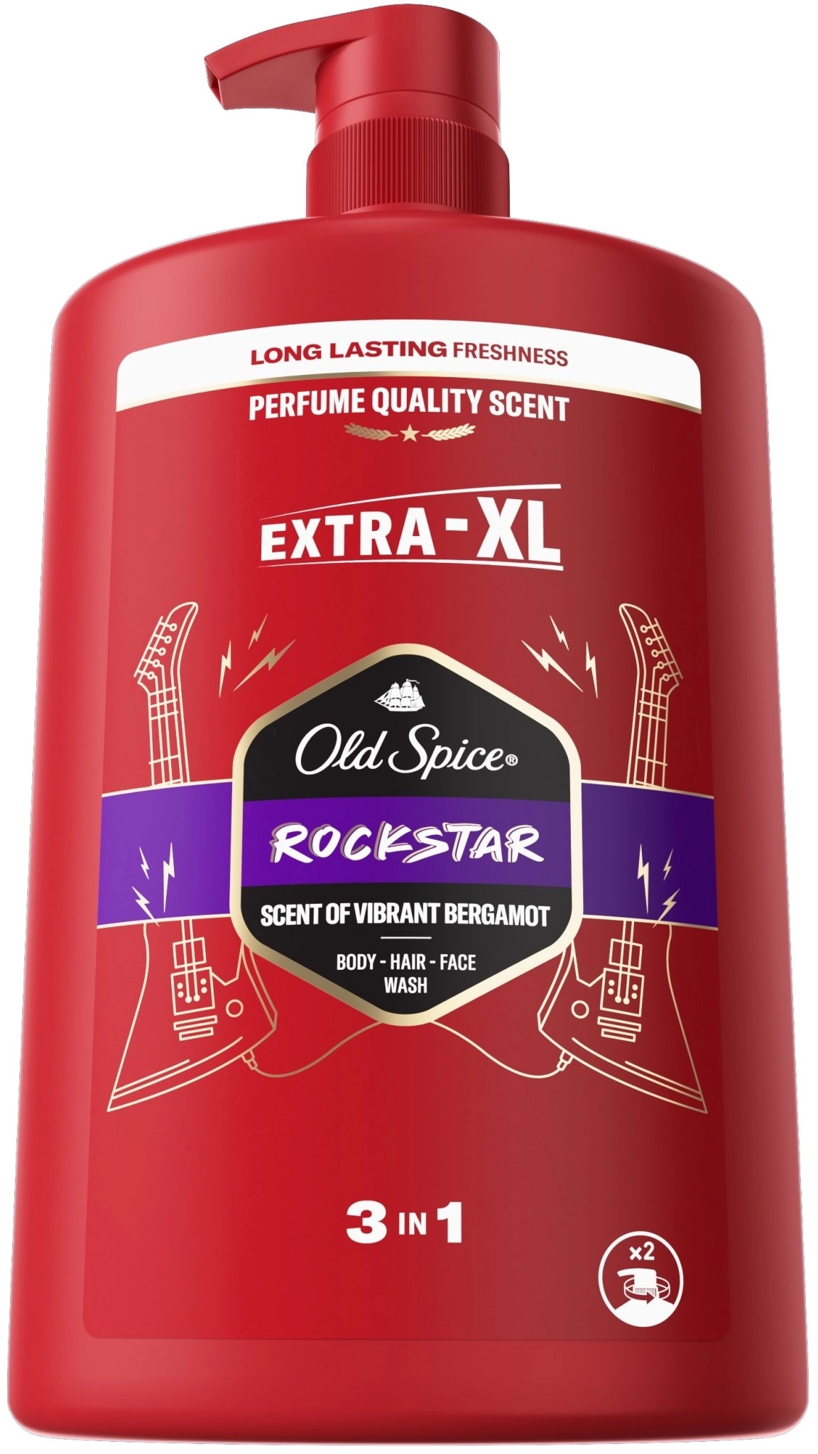 Old Spice Rockstar Shower Gel And