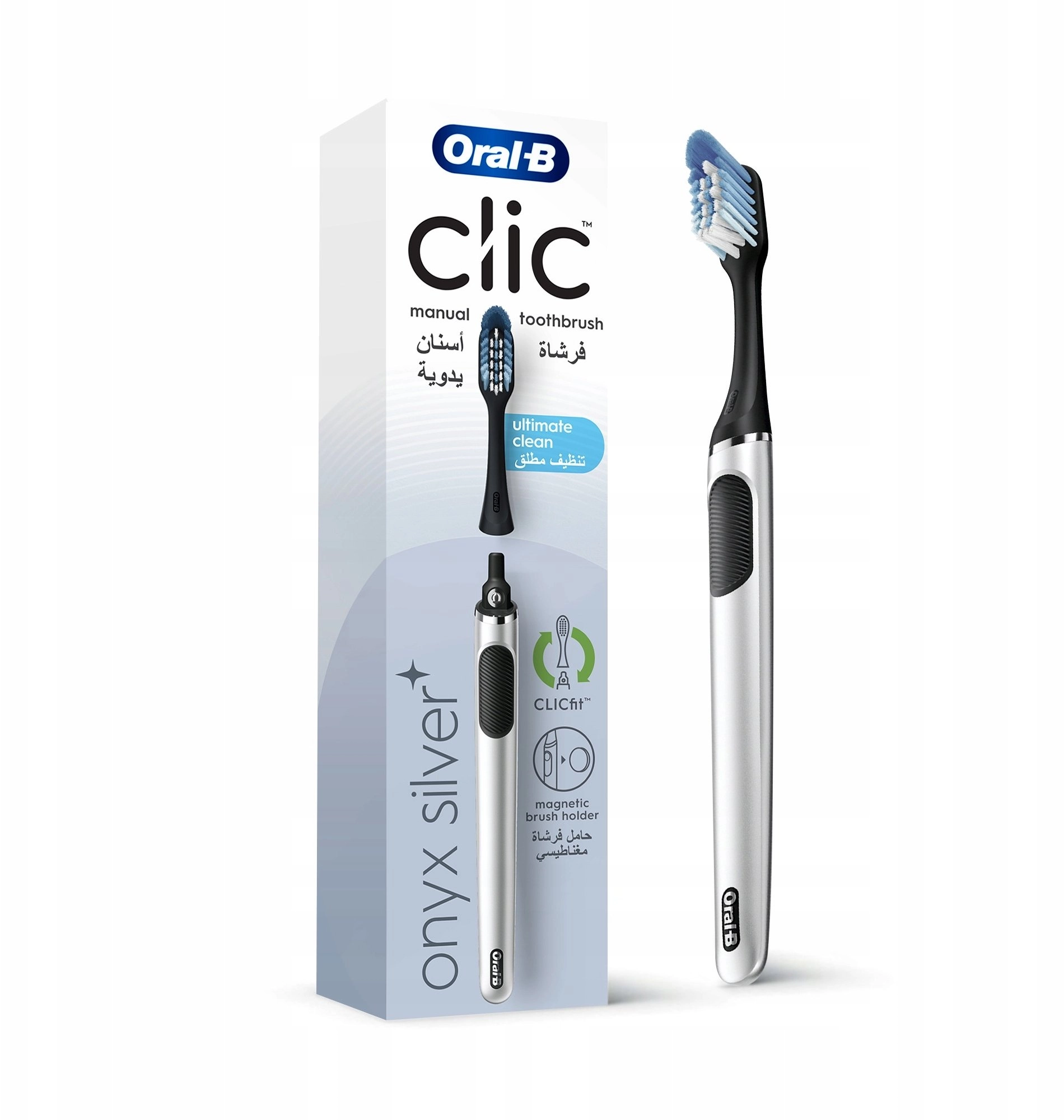 Oral-B Oral-B Clic Toothbrush Onyx Silver