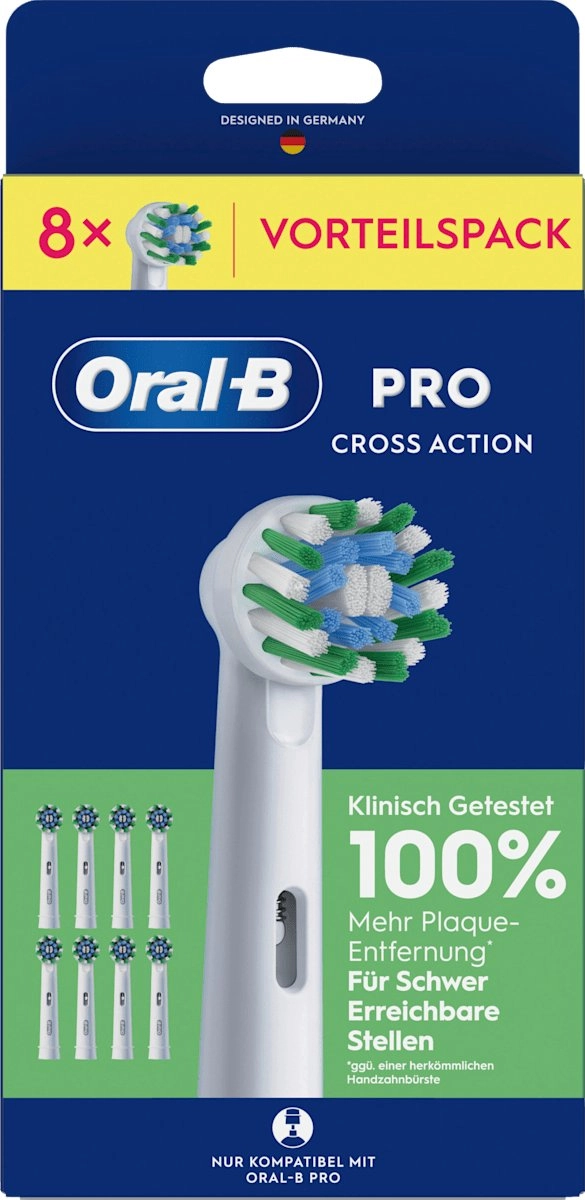 Oral-B Pro CrossAction 8 brush heads