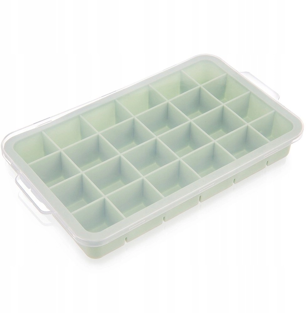 Ice cube mold with lid silicone