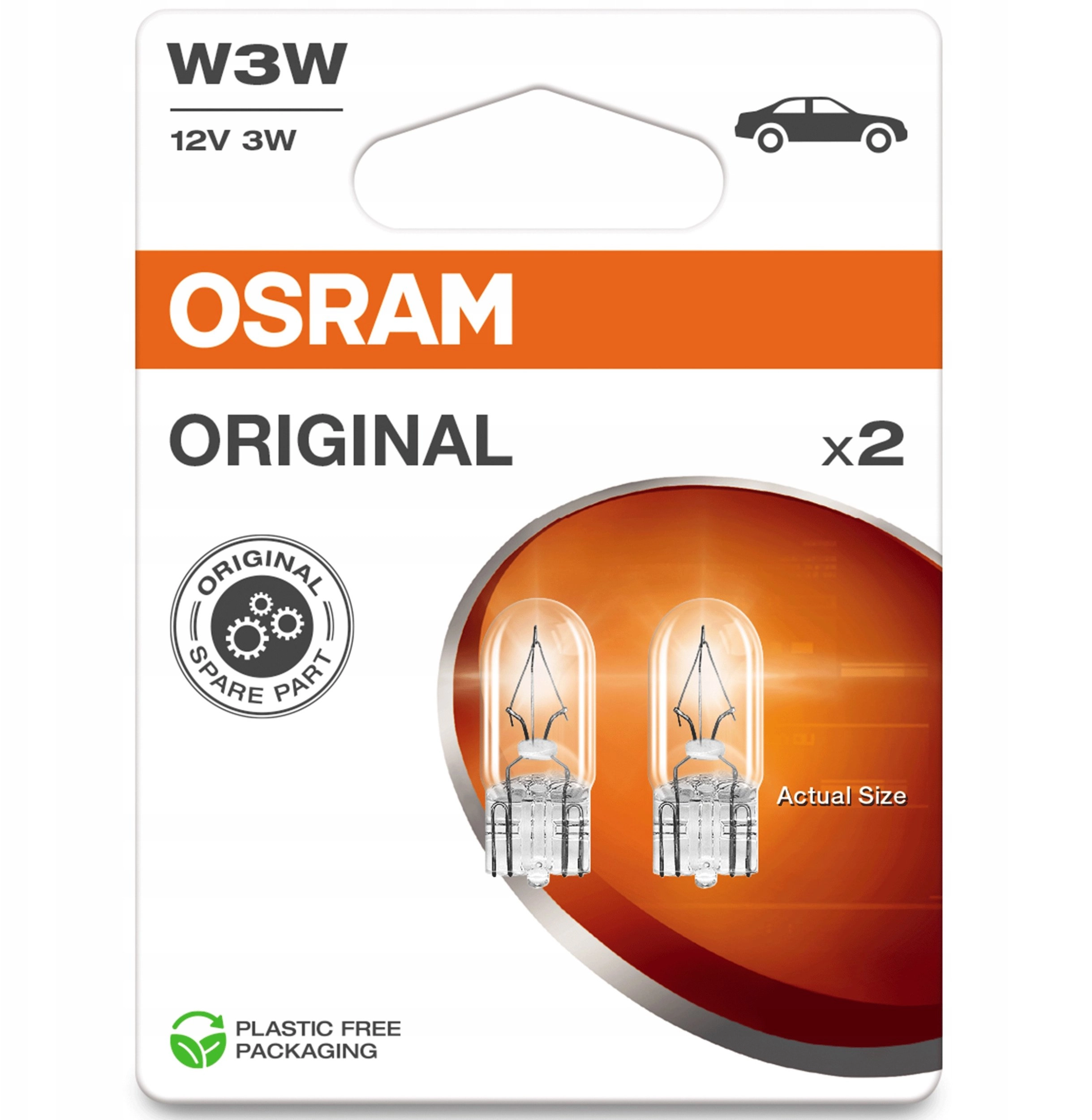CAR LIGHT 2821-02B 3W 12V W2