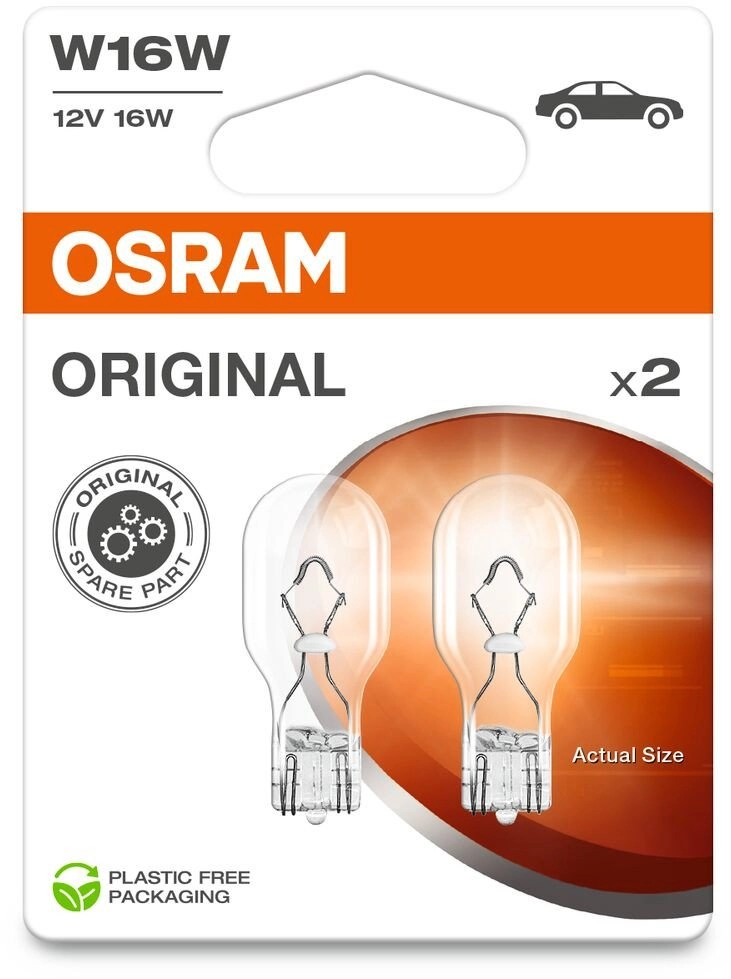 CAR LIGHT OSRAM W16W 921-02B 16W