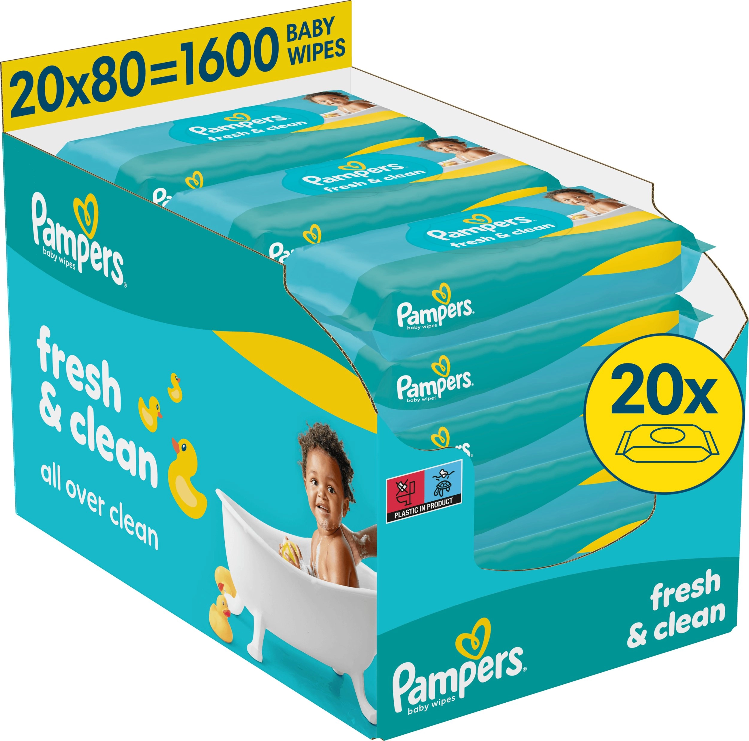 Pampers Chusteczki Nawilżane Fresh Clean 20