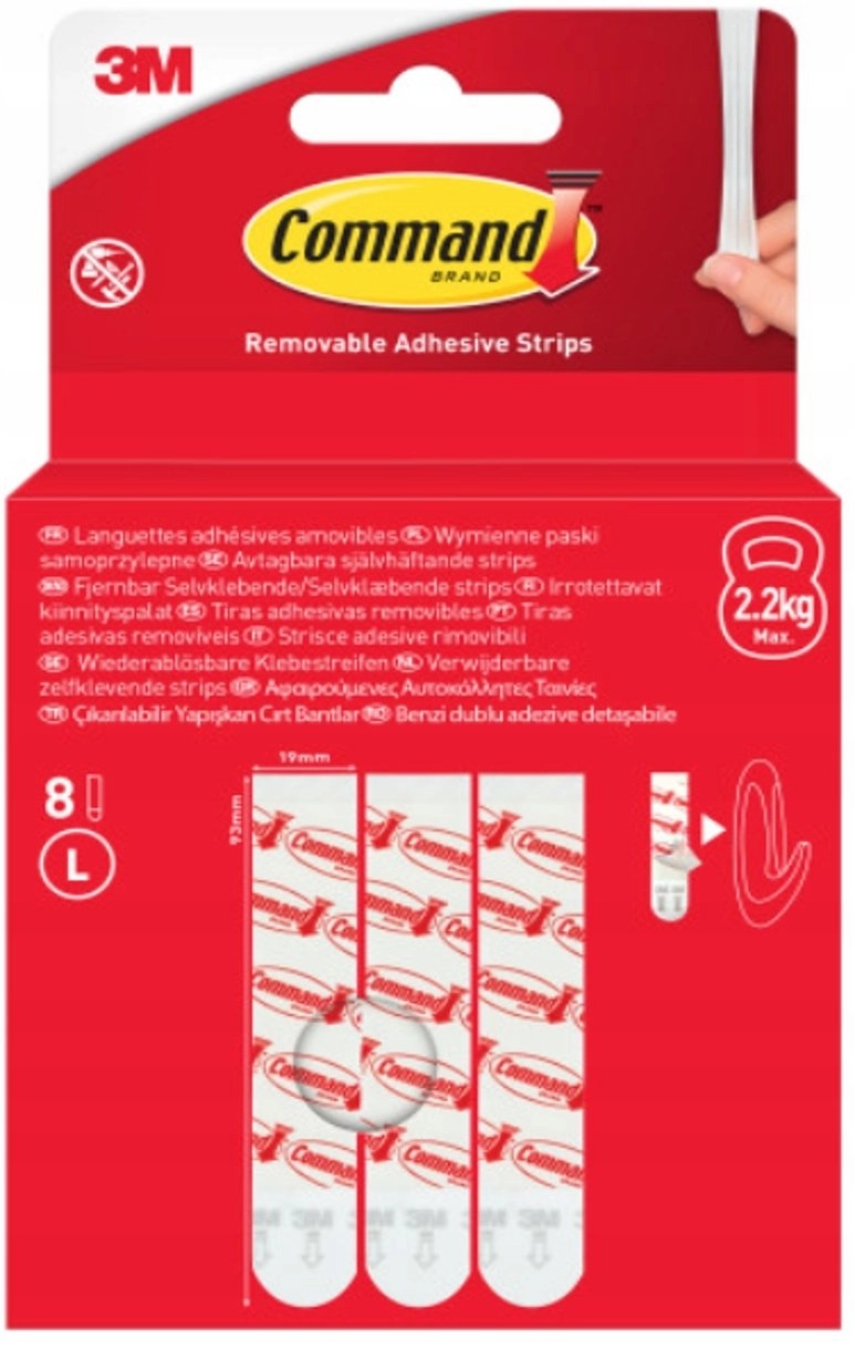 Party Deco Uniwersalne paski samoprzylepne COMMAND™