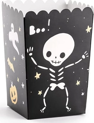 BOO popcorn box! 7x7x12.5cm 6pcs