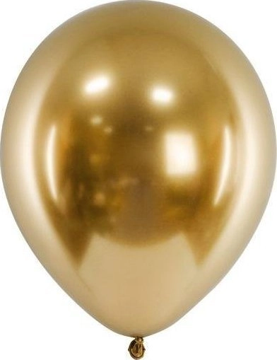 PartyDeco Balloons Glossy gold 30cm 50pcs