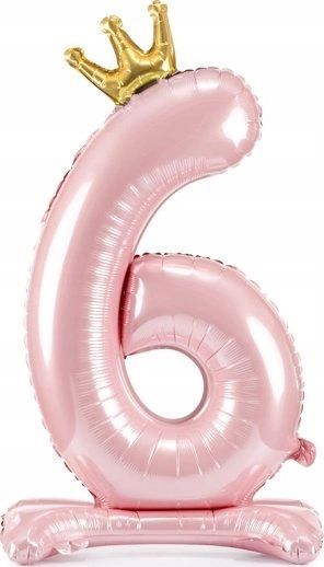 Stojšcy balon fol.cyfra 6 84