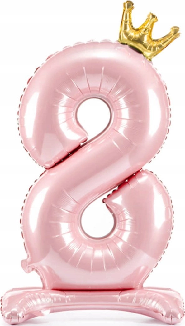 Standing balloon number 8 84 light