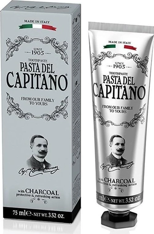PASTA DEL CAPITANO_Pasta do zębów Charcoal