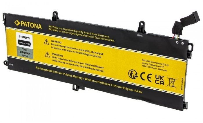 Patona dla Lenovo Thinkpad P53S/T590 4800mAh