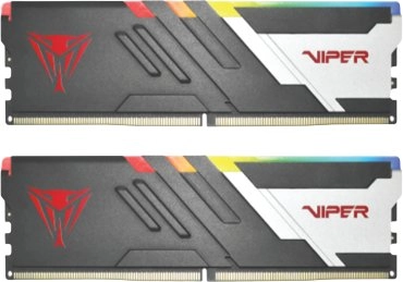 Patriot Viper Venom RGB series DDR5 SDRAM 64GB kit 3000MHz CL36 On-die ECC DIMM 288-PIN