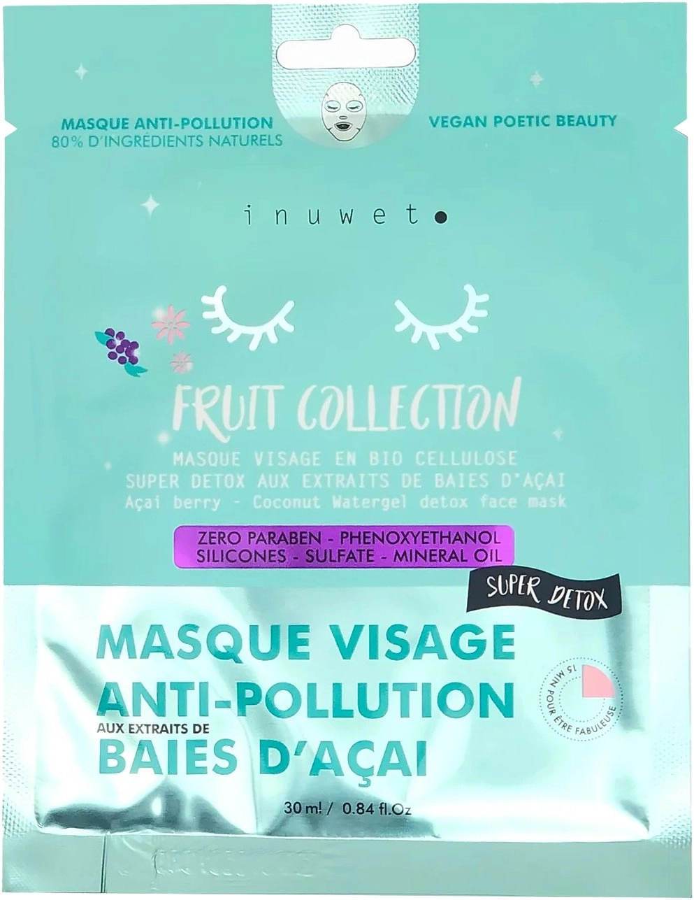 Payot Inuwet  Fruit Collection  Vegan  Purifying