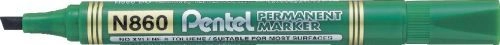 N860 permanent marker  beveled tip  green