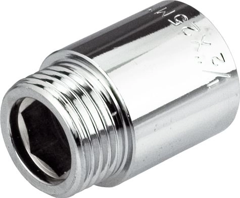 Perfexim Przedłużka mosiężna chrom 1/2" x