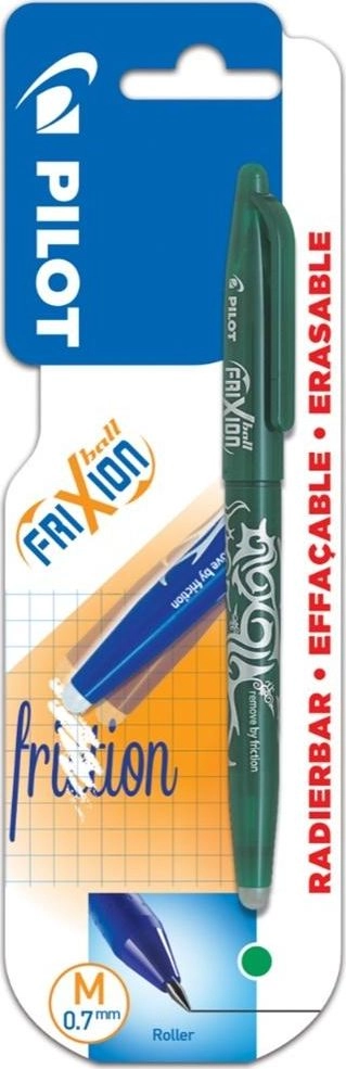 Pilot Ballpoint pen. FriXion green 0