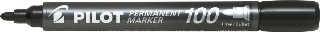Permanent marker SCA-100 red (12 pcs)