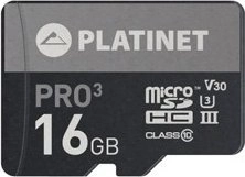 Card Platinet Pro3 MicroSDHC 16 GB