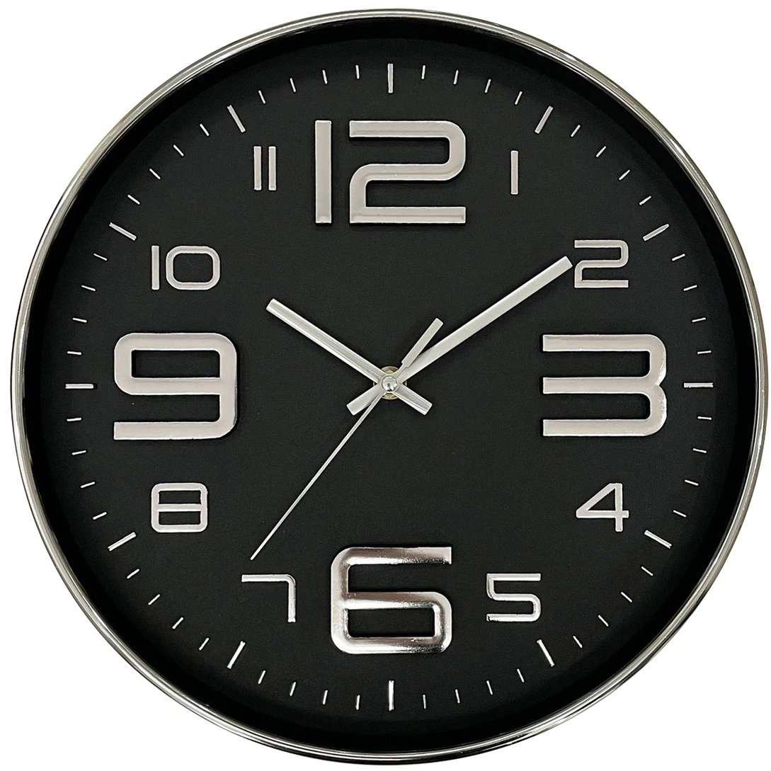Platinet PLATINET WALL CLOCK NEXUS BLACK