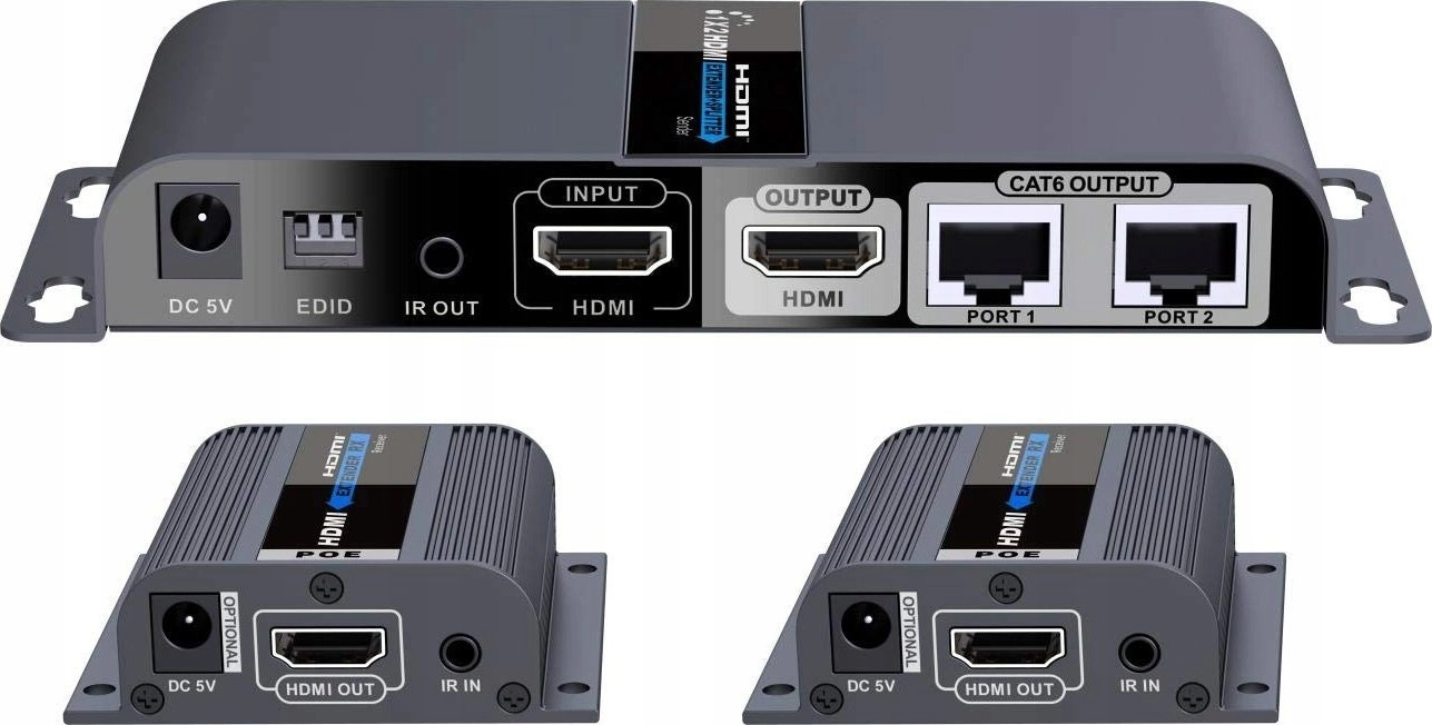 PremiumCord PREMIUMCORD HDMI 1-2 splitter+extender po