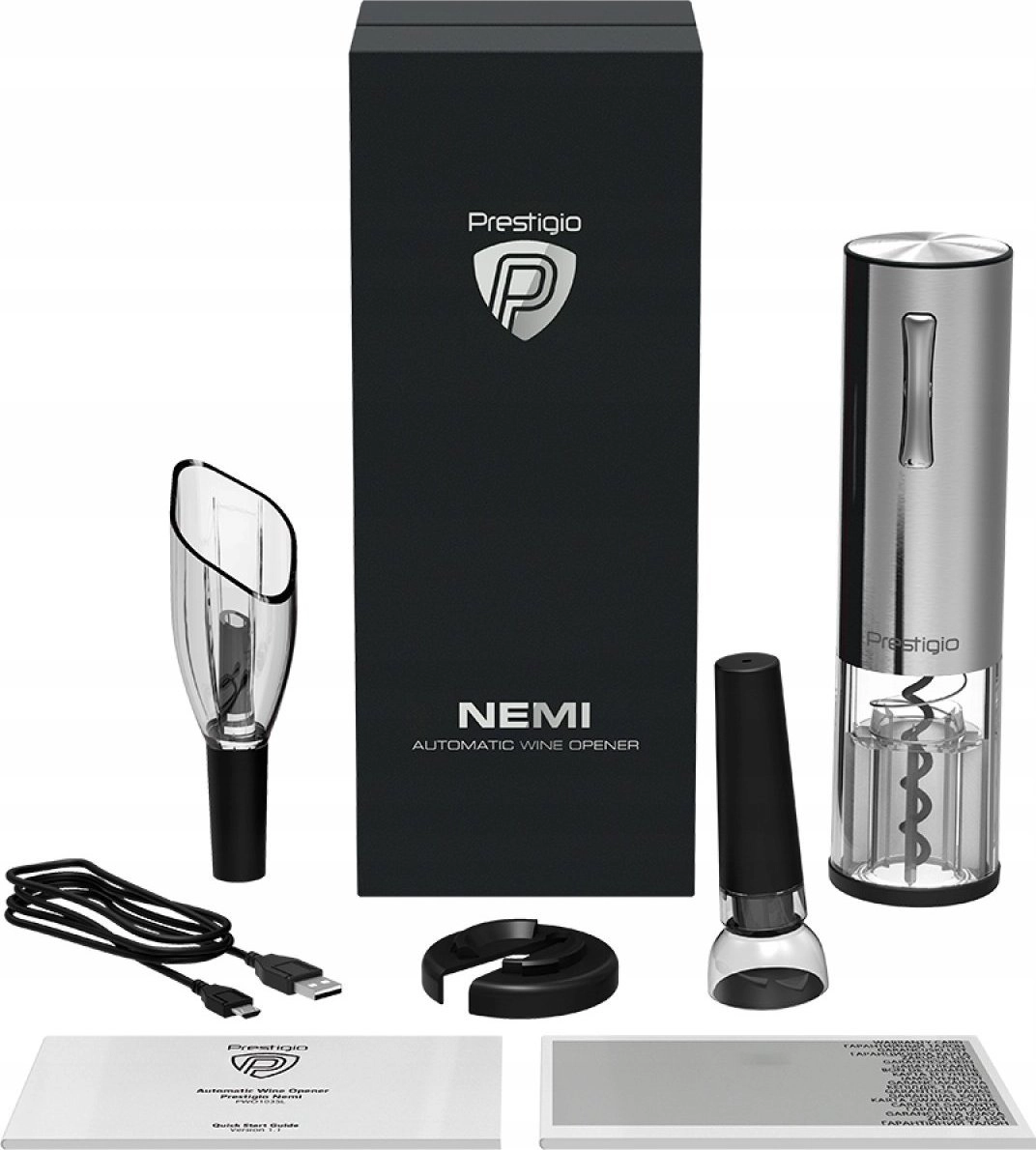 Nemi  Electric wine opener  aerator  vacuum