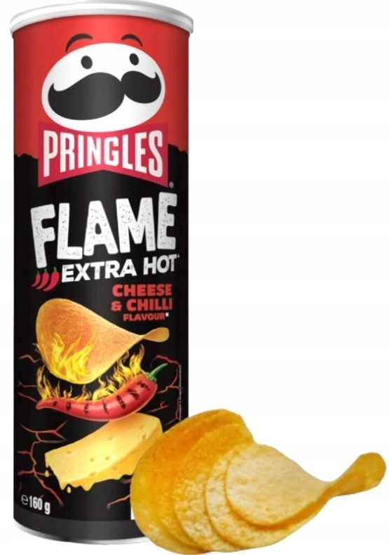 Pringles Chipsy Hot Flammin` Cheese 160g