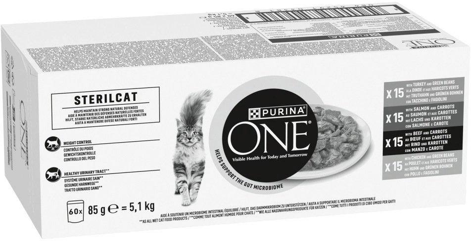 PURINA ONE Sterilcat GiG MVBfCrt 60x85g