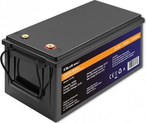 Qoltec LiFePO4 Lithium Iron Phosphate Battery