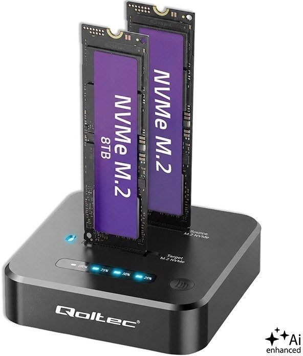 Qoltec Stacja dokująca dysków SSD M